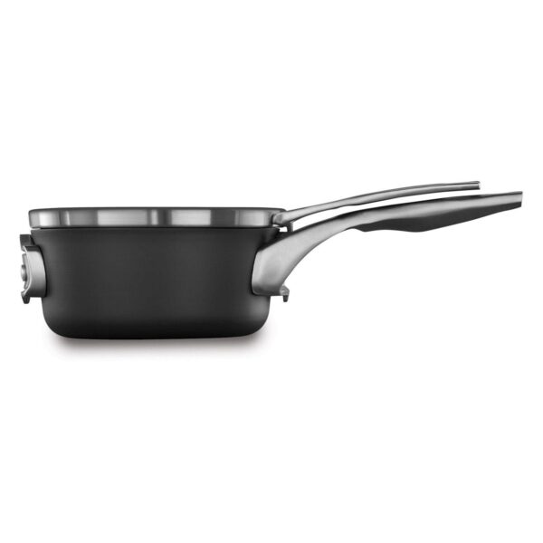 Calphalon Premier 1.5-qt. Space-Saving Hard-Anodized Nonstick Sauce Pan with Lid