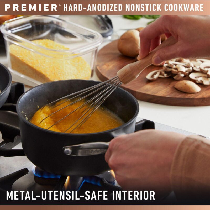 Calphalon Premier 3.5-qt. Hard-Anodized Nonstick Sauce Pan with Lid - Image 5