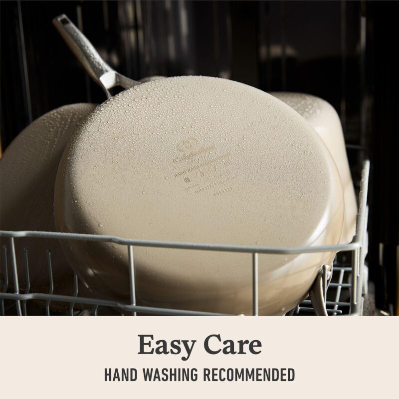 Calphalon Premier Ceramic Nonstick 12-in. Frying Pan with Lid - Image 5