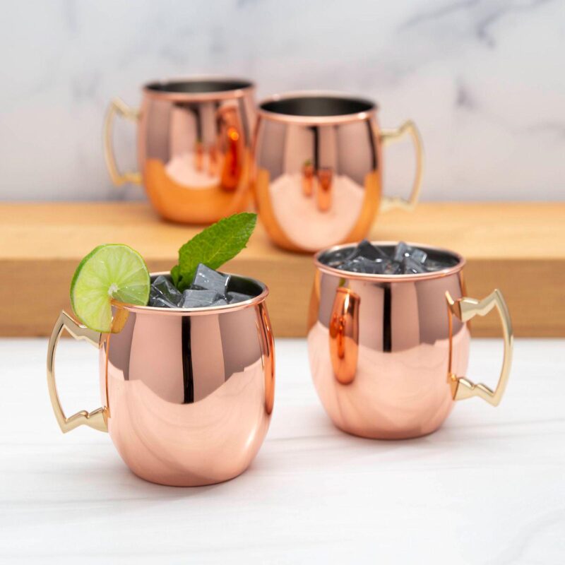Cambridge 4-pc. Copper Moscow Mule Mug Set - Image 2
