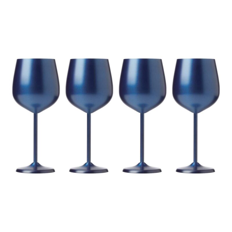 Cambridge 4-pc. Stainless Steel Wine Glass Set - Image 6