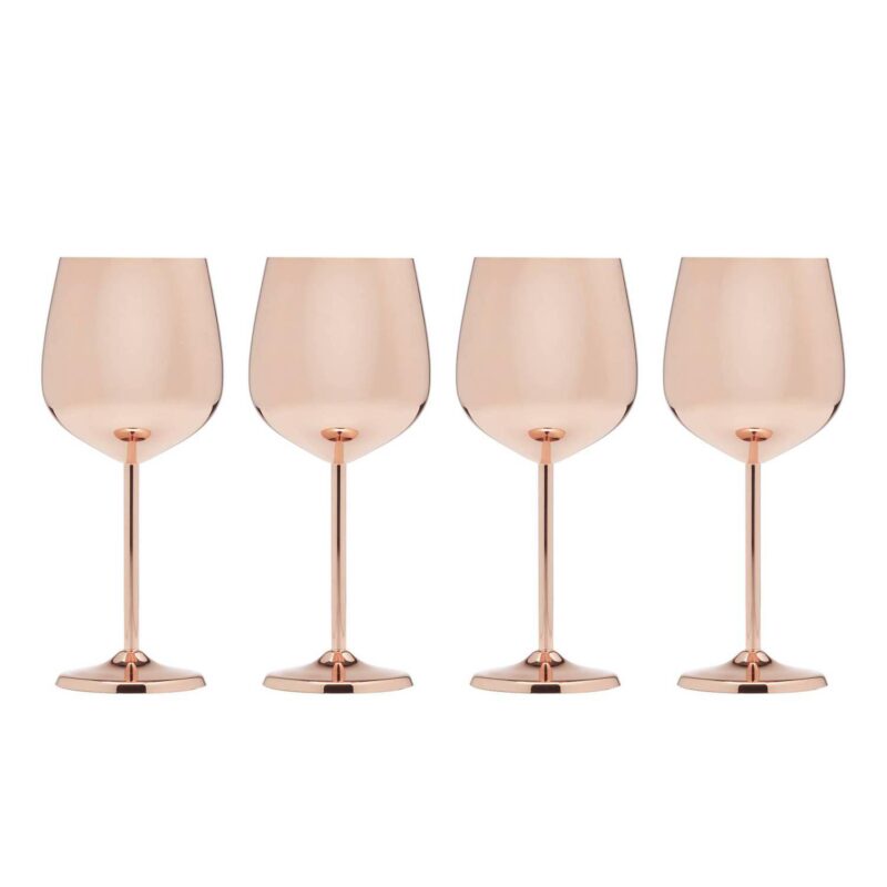 Cambridge 4-pc. Stainless Steel Wine Glass Set - Image 5