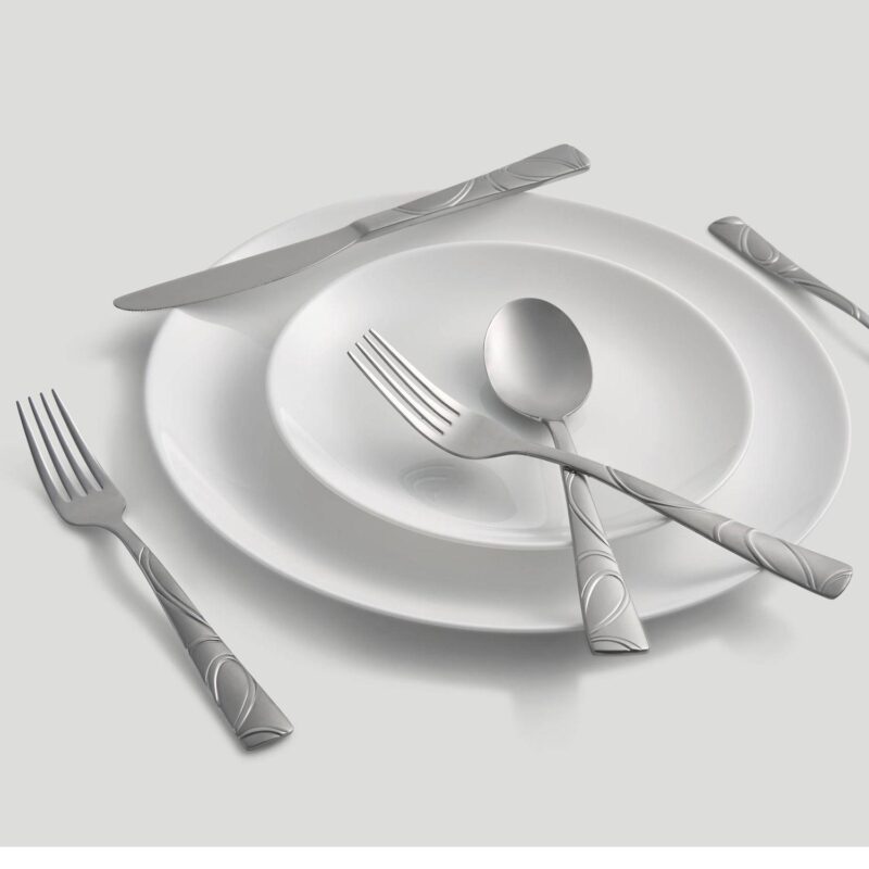 Cambridge Sasha Sand 42-pc. Flatware Set - Image 4
