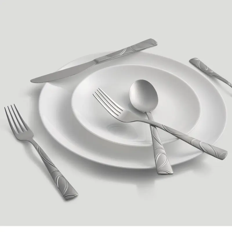 Cambridge Sasha Sand 42-pc. Flatware Set - Image 4