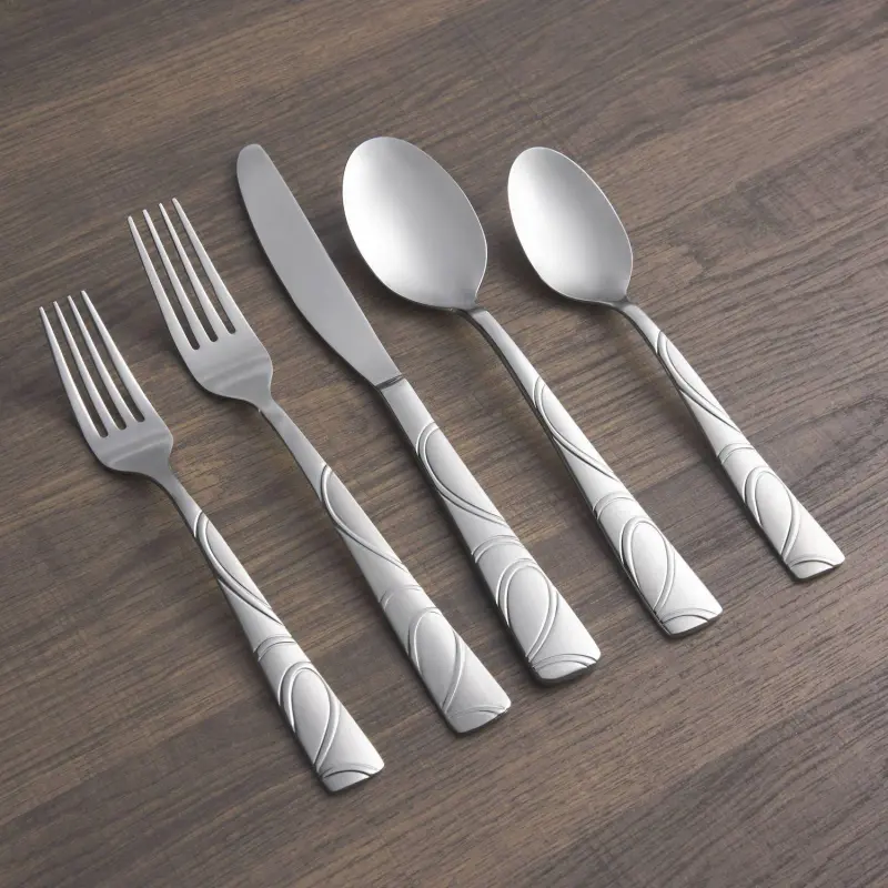 Cambridge Sasha Sand 42-pc. Flatware Set - Image 5