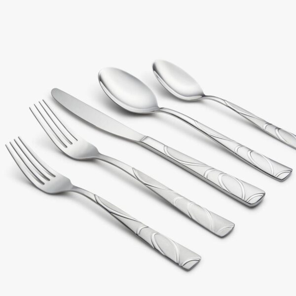 Cambridge Sasha Sand 42-pc. Flatware Set