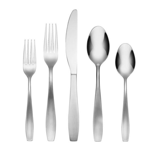 Cambridge Tyrus Satin Mirror 20-pc. Flatware Set