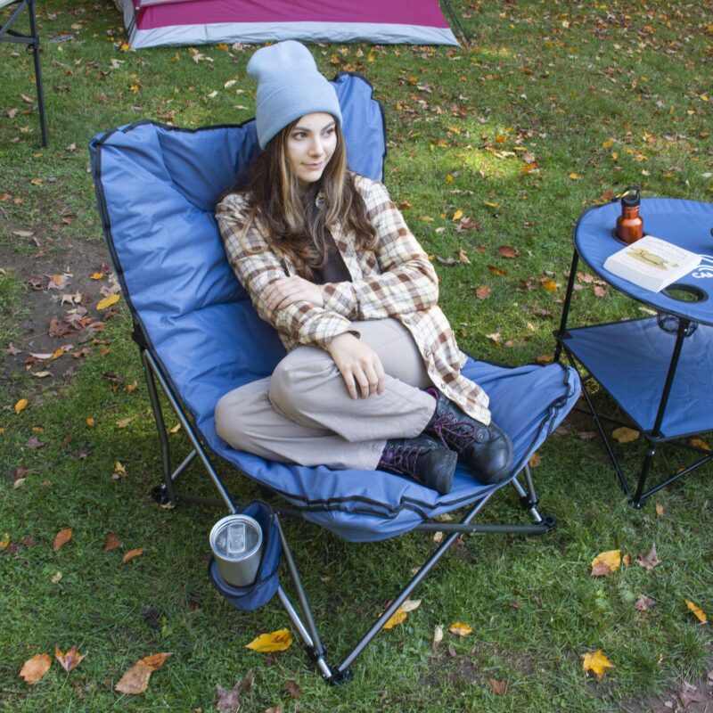 Camp N Go Extra Large Ultra Padded Foldable Outdoor Camping Chair - Image 4