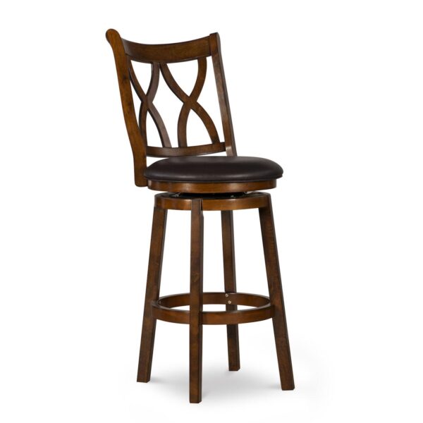 Carmen Big and Tall 360 Degree Swivel Bar Stool