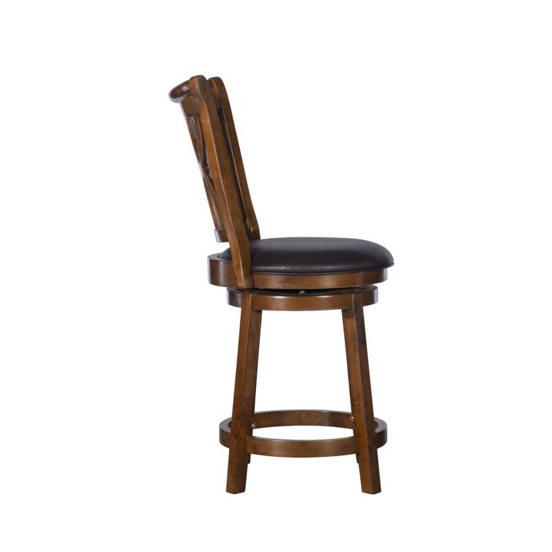 Carmen Big and Tall 360 Degree Swivel Bar Stool - Image 5