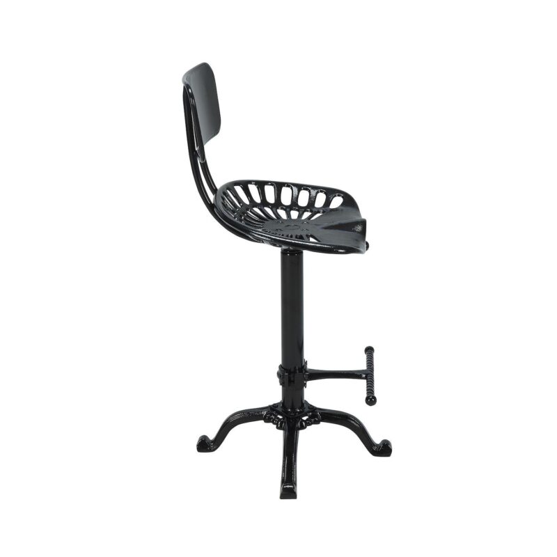 Carolina Living August Tractor Seat Stool w/ Back - Image 3