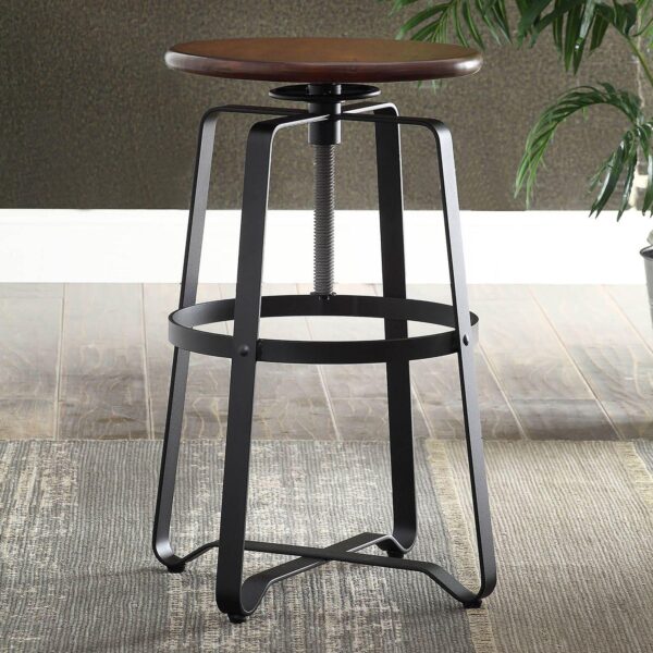 Carolina Living Smythson Industrial Adjustable Stool