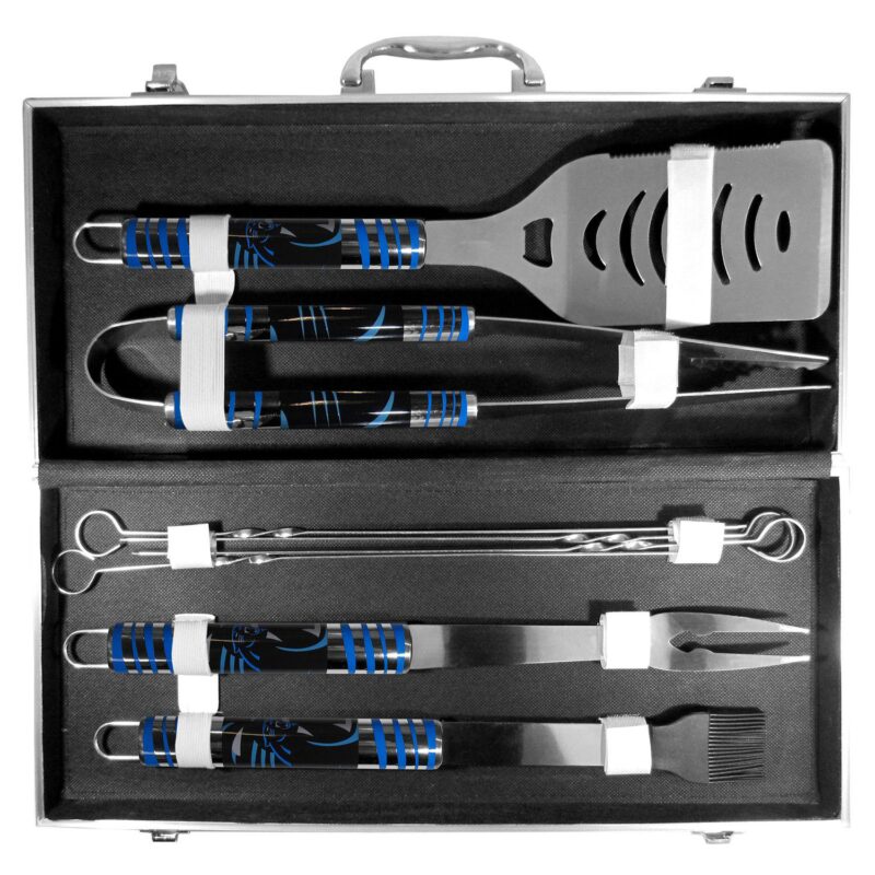 Carolina Panthers Tailgater 8-Piece BBQ Grill Set - Image 3