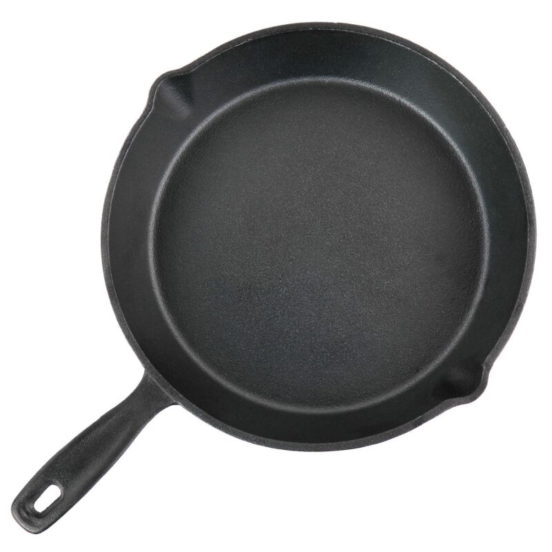 Castaway 3 Piece Cast Iron Pre-Seasoned Frying Pans - Image 3