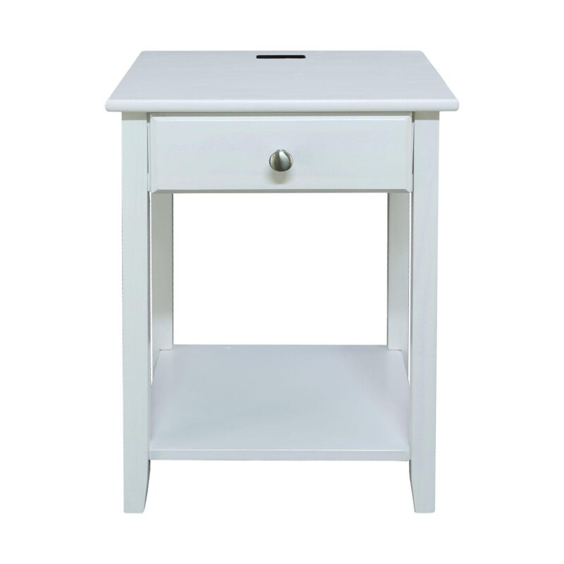 Casual Home Night Owl Nightstand with USB Port - Image 6