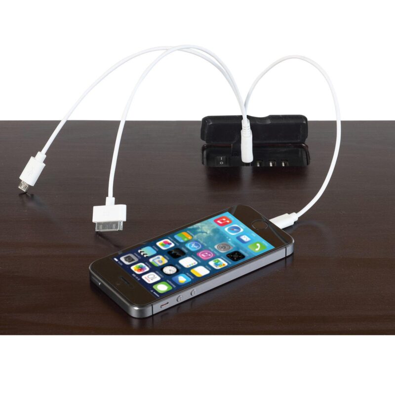 Casual Home Night Owl Nightstand with USB Port - Image 4