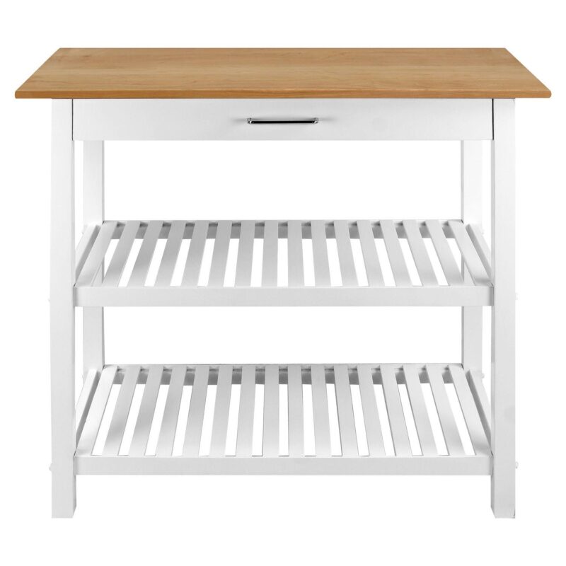 Casual Home Two Tone Kitchen Island