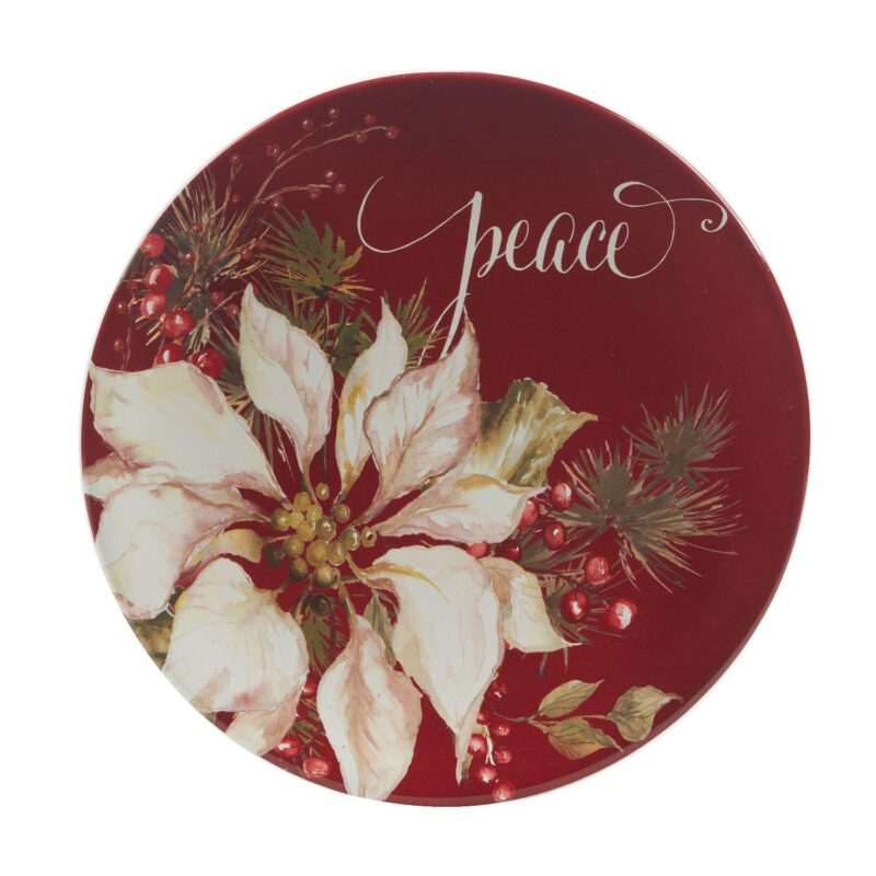Certified International Set of 4 Winter's Joy Dessert Plates - Image 3