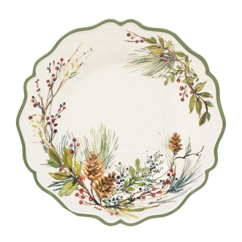Certified International Winters Forest 2-pc. Platter Set - Image 3