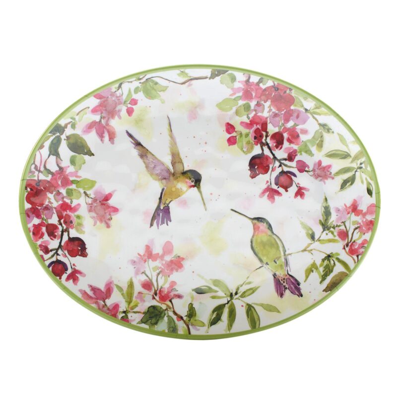 Certified International 2-Piece Hummingbirds Platter Set - Image 3