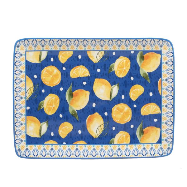 Certified International Lemonade Rectangle Platter