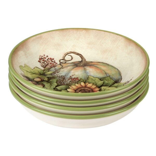 Certified International Autumn Breeze 4 pc Soup Bowl Set