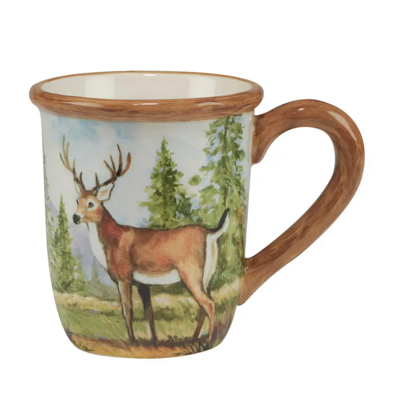 Certified International Mountain Summit 4-piece Mug Set - Image 4