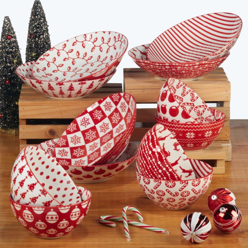 Certified International Set of 6 Winter Medley Mugs - Image 12