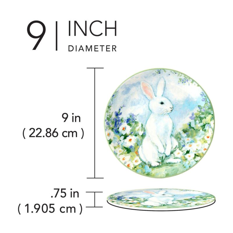 Certified International Easter Morning Set of 4 Dessert Plates - Image 8