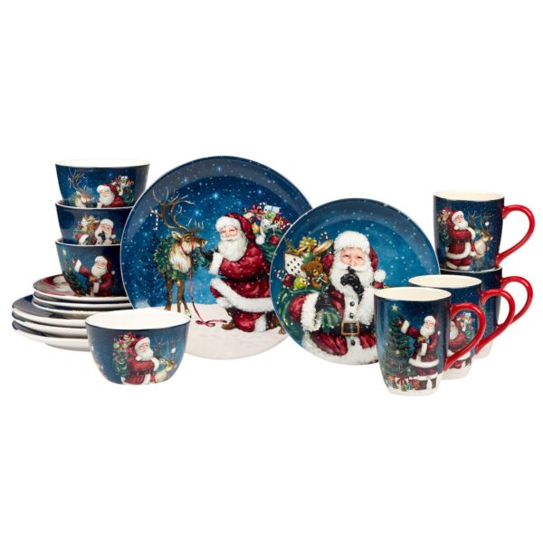 Certified International Santa's Secret 16-pc. Dinnerware Set