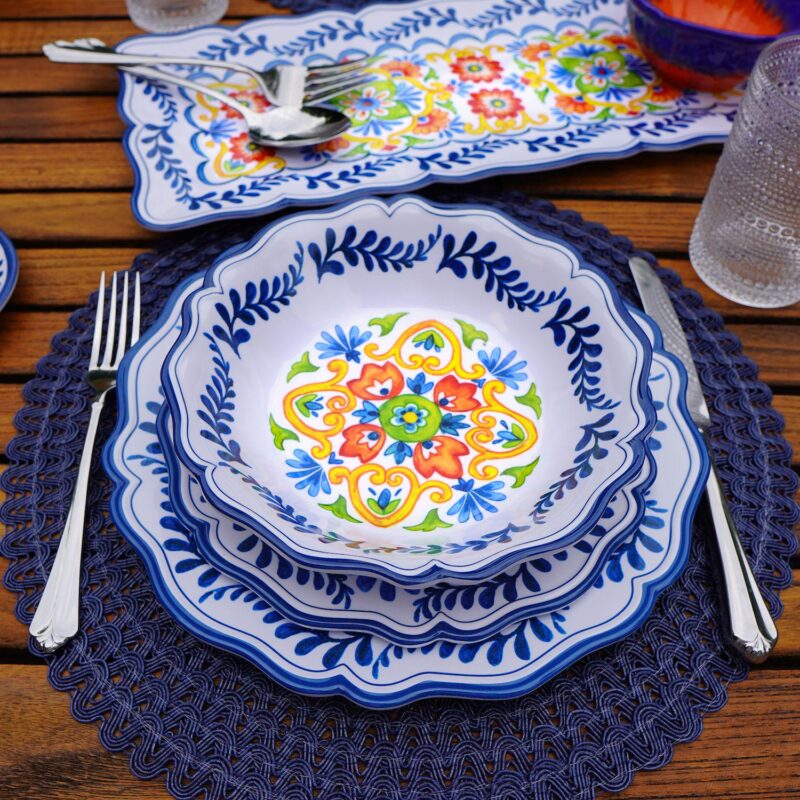 Certified International 12-Piece Flores Dinnerware Set - Image 7