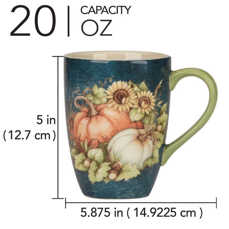 Certified International Autumn Breeze 4 pc Mug Set - Image 4