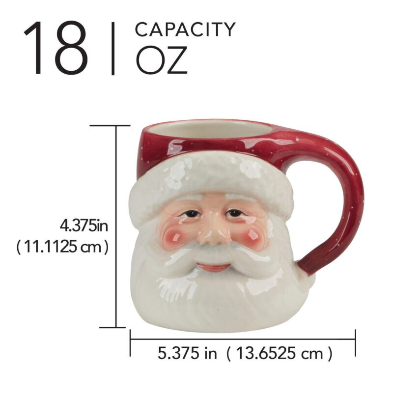 Certified International Santa's Secret 3D Mugs - Image 3