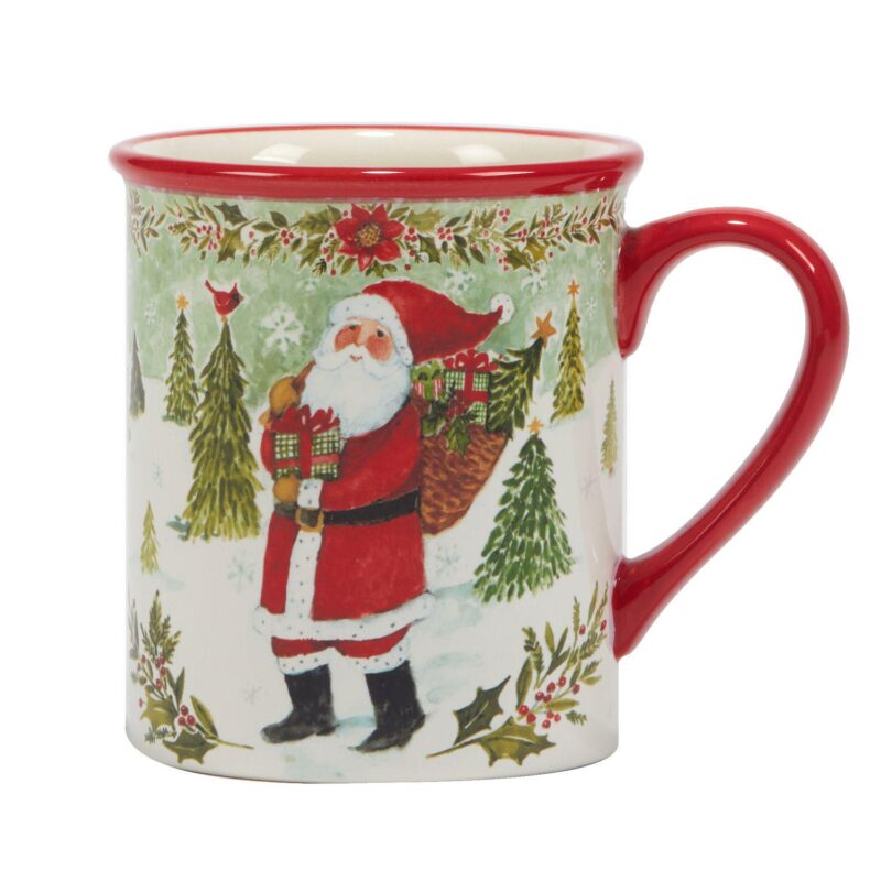 Certified International Set of 4 Joy of Christmas Mugs - Image 3