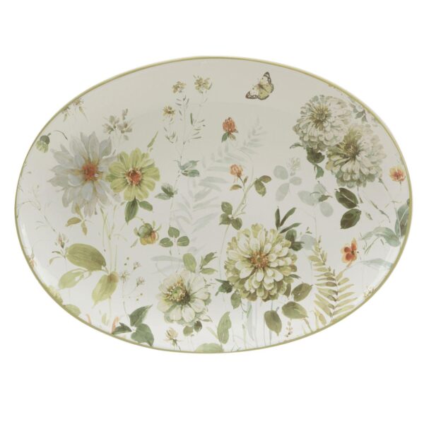 Certified International Green Fields Oval Platter