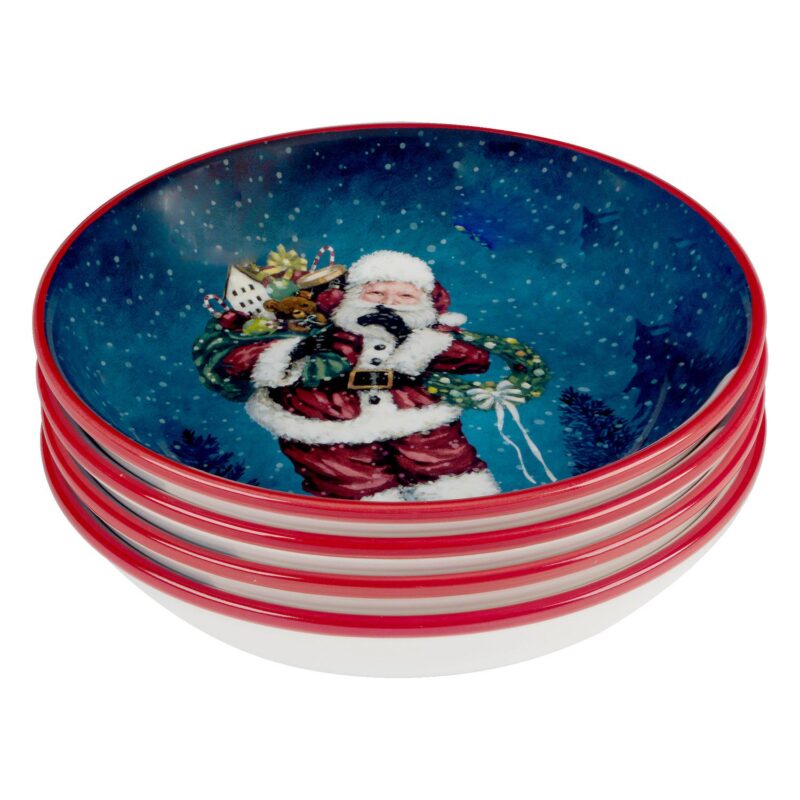 Certified International Santa's Secret 4 Soup Bowls Set - Image 2