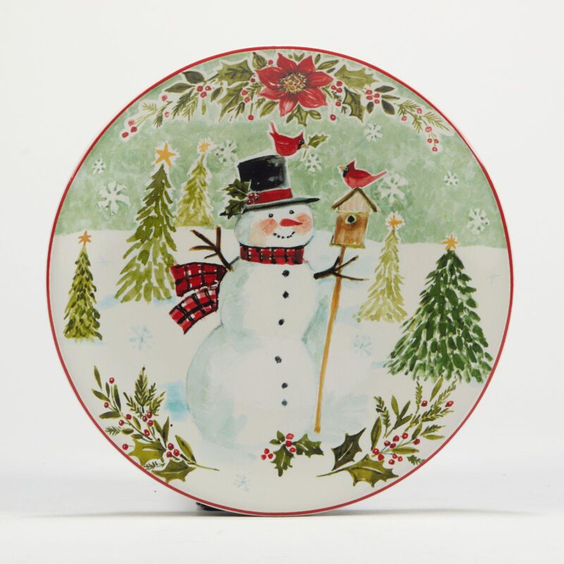 Certified International Set of 4 Joy of Christmas Dessert Plates - Image 2