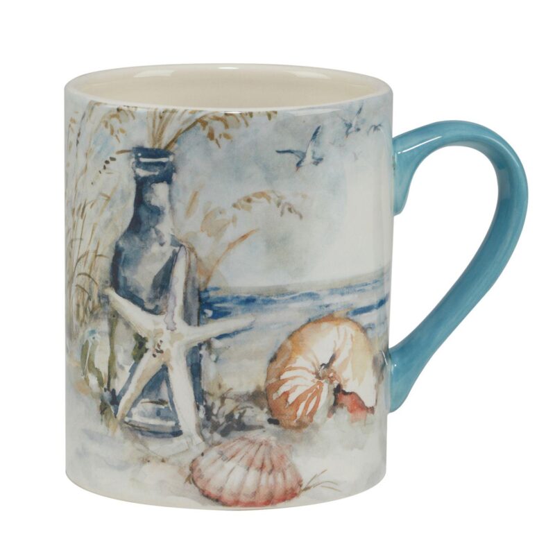 Certified International Coastal Landscape 4-pc. Mug Set - Image 3