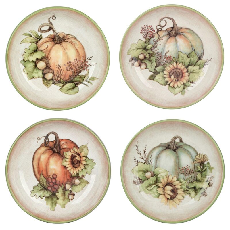 Certified International Autumn Breeze 4 pc Soup Bowl Set - Image 3