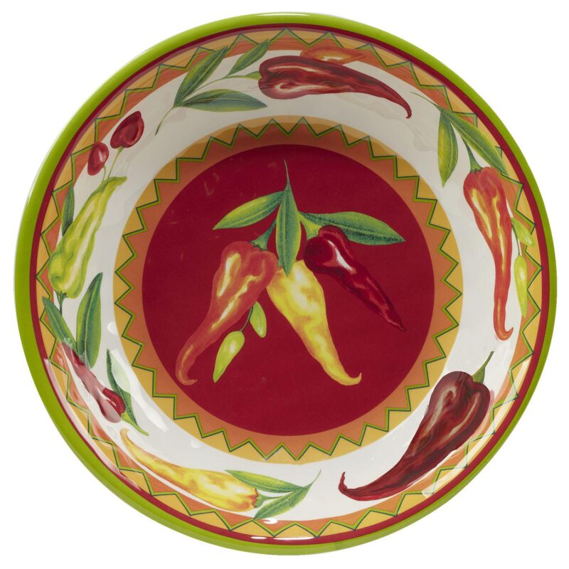 Certified International Red Hot 5-pc. Melamine Salad/Serving Set - Image 3
