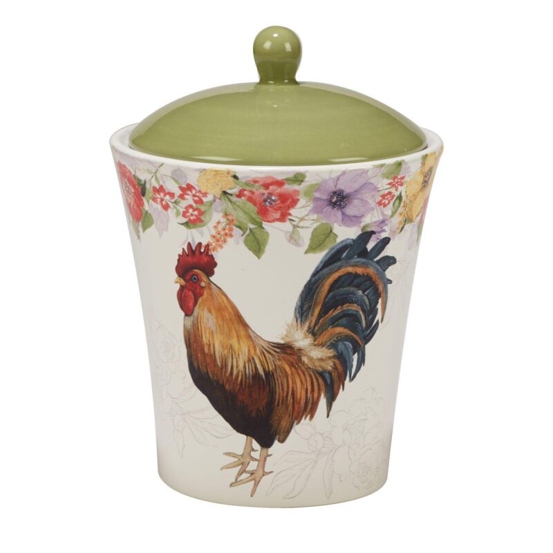 Certified International Floral Rooster 3-pc. Canister Set - Image 3