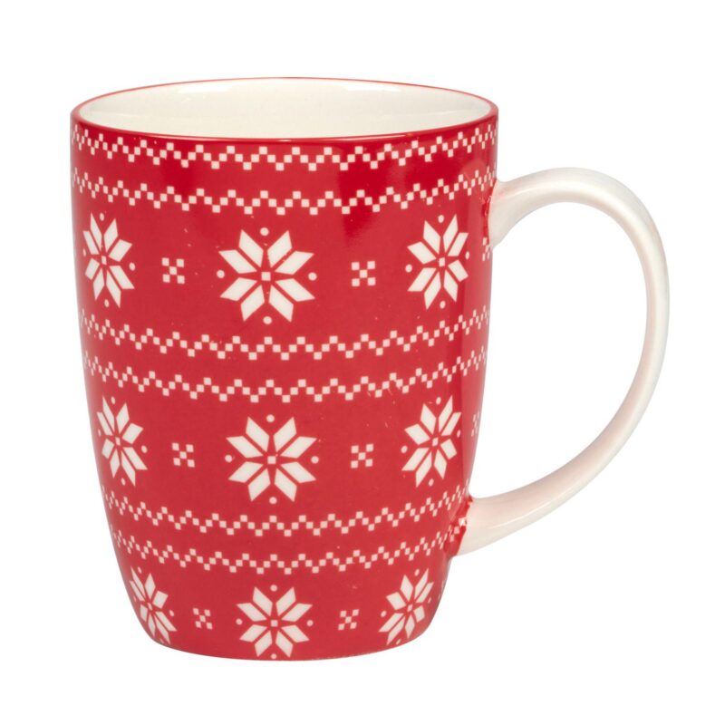Certified International Set of 6 Peppermint Candy Mugs - Image 5