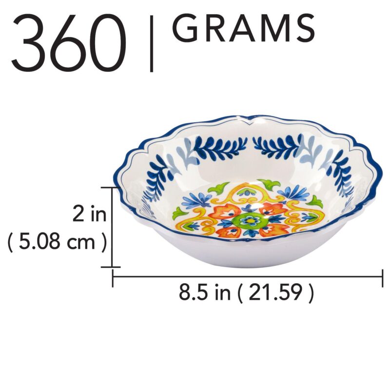 Certified International 4-Piece Flores All Purpose Bowl Set - Image 3