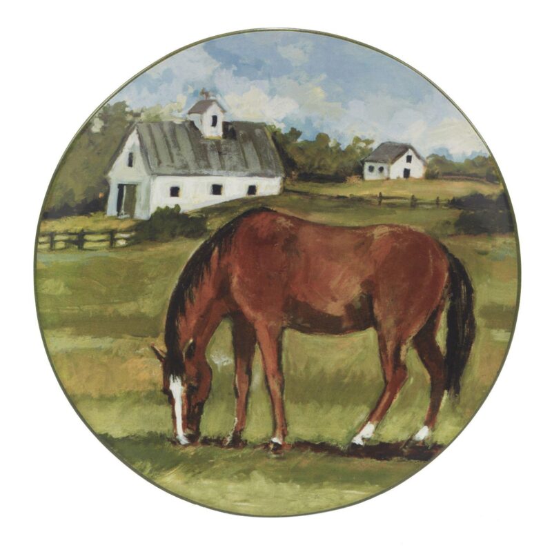 Certified International York Stables 4-pc. Dinner Plate Set - Image 2