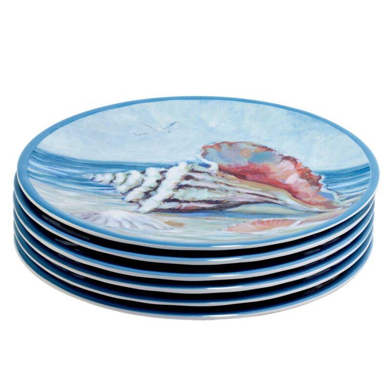 Certified International Seacoast 6-Piece Salad Plate Set - Image 2