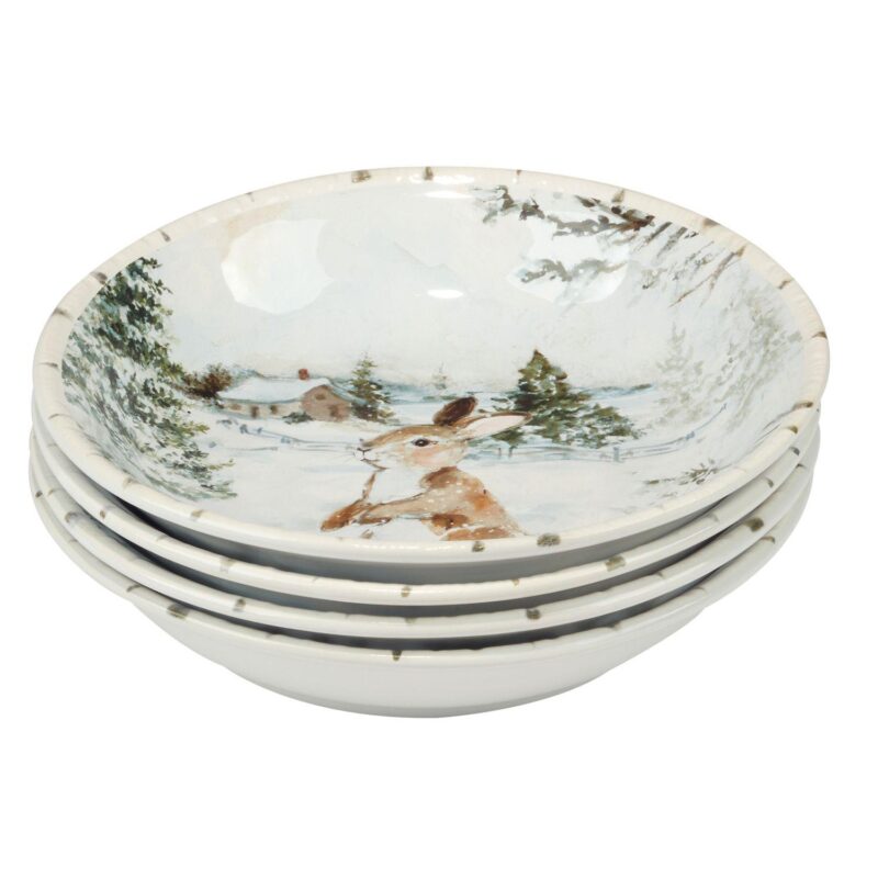 Certified International Winters Frost 4 Soup Bowls Set - Image 2
