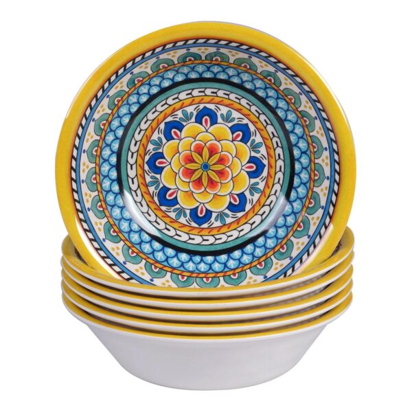 Certified International Portofino 6-pc. Melamine All-Purpose Bowl Set