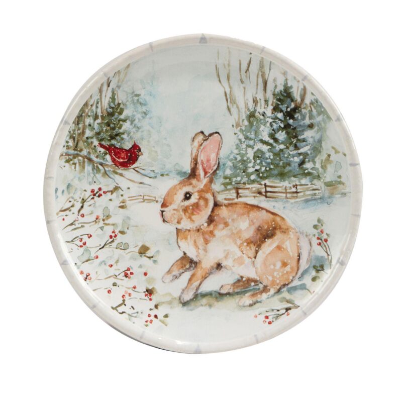 Certified International Winters Walk 4-pc. Dessert Plate Set - Image 3