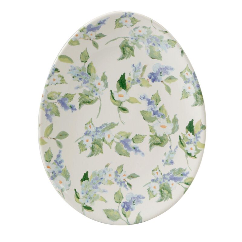 Certified International Easter Morning Set of 4 Oval Egg Plates - Image 3