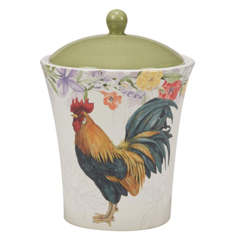 Certified International Floral Rooster 3-pc. Canister Set - Image 2